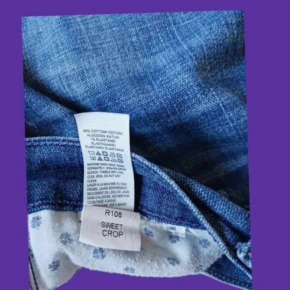 Lucky brand lace bermuda jeans short size 26 - Picture 4 of 8